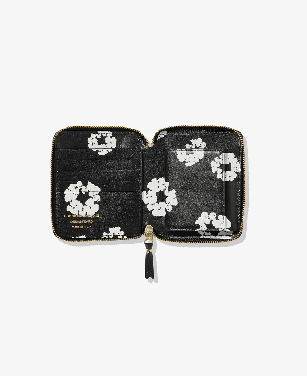 小物 DENIM TEARS X CDG WALLETS Wreath Sa2100 Denim Tears X CDG WALLETS: Wreath Sa2100 (Black) | DSMG E-SHOP