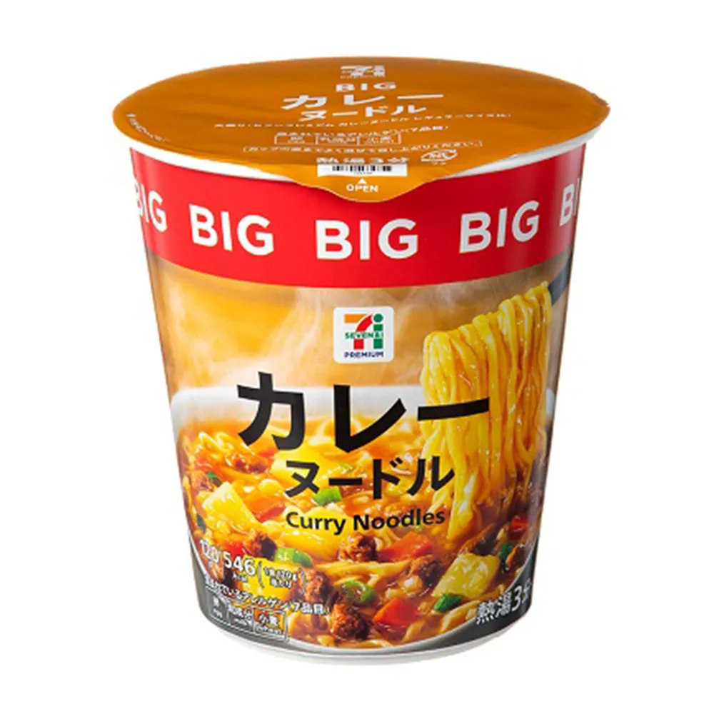 [해외] 세븐일레븐 카레누들 빅 일본컵라면 120g