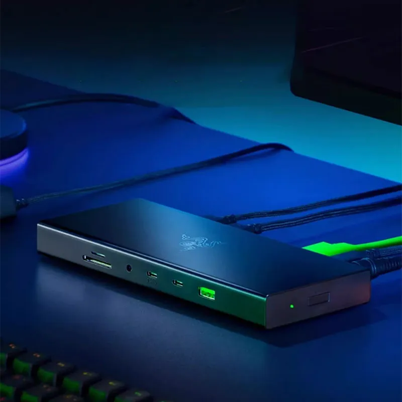 레이저 Razer USB 4 허브 전원출력 14개 인터패이스 Windows Mac겸용 | 상품 상세 | 크로켓
