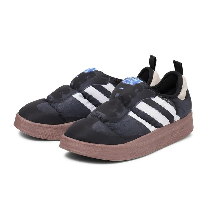 아디다스 삼바 퍼피렛 방한 겨울 패딩 신발 슬립온 남녀공용 코어블랙 HP6700