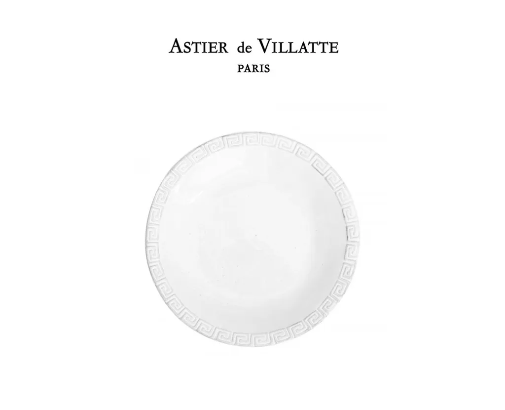 [해외] 아스띠에드빌라트 (Astier de Villatte) Grecque Saucer [관부가세포함]