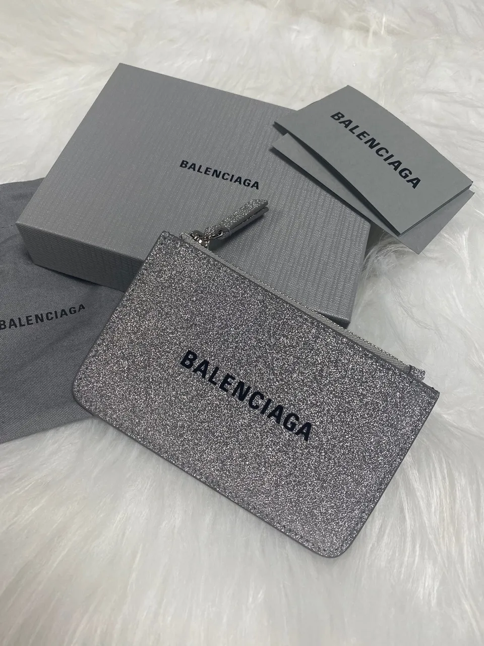 발렌시아가 에브리데이 글리터 키링 파우치 581306 (아울렛/관부가세포함) | 크로켓