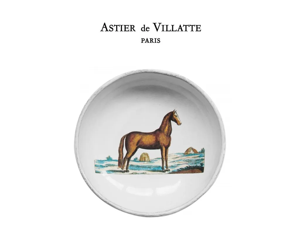[해외] 아스띠에드빌라트 (Astier de Villatte) Brown Horse Dish [관부가세포함]