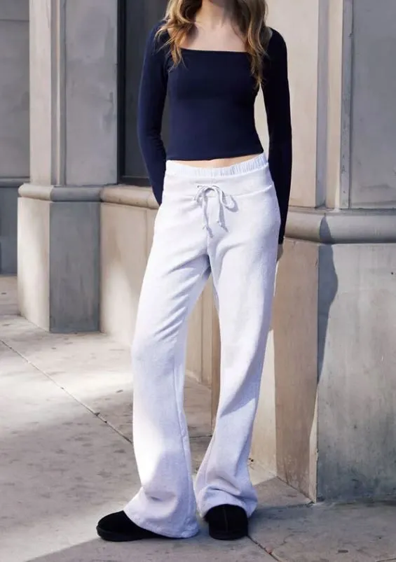 브랜디멜빌 John Galt 라이트 헤더그레이 힐러리 요가 팬츠 크로켓