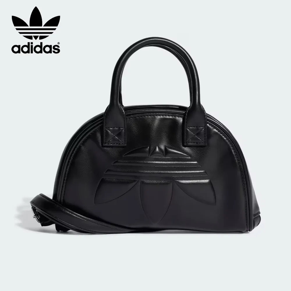 아디다스 가방 엠보스드 트레포일 사첼백 크로스백 블랙 IT7378