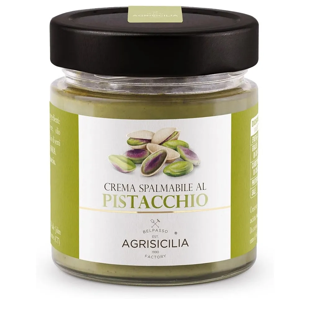 Agrisicilia 피스타치오 스프레드 크림 200g Agrisicilia Pistachio spreadable cream 45%