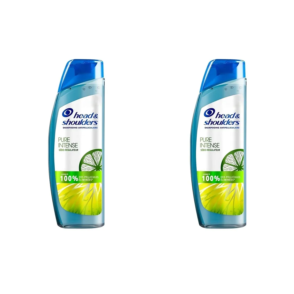 헤드앤숄더 안티 댄드러프 샴푸 250ml 2팩 퓨어 인텐스 오일컨트롤 HEAD & SHOULDERS Pure Intense Oil