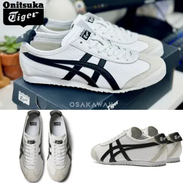 오니츠카타이거 멕시코 66 스니커즈 남녀공용 화이트 블랙 1183A201 126
