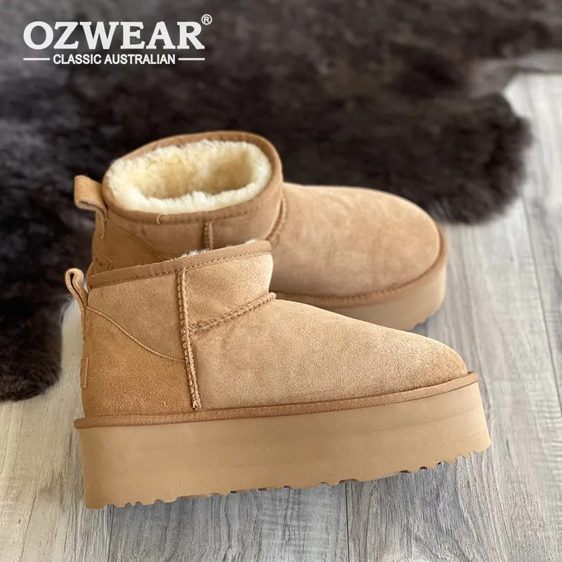 ++익일수령++박싱데이특가 재고소진시까지++오즈웨어 플랫폼 클래식 울트라 미니 어그부츠 5CM OZ658PP