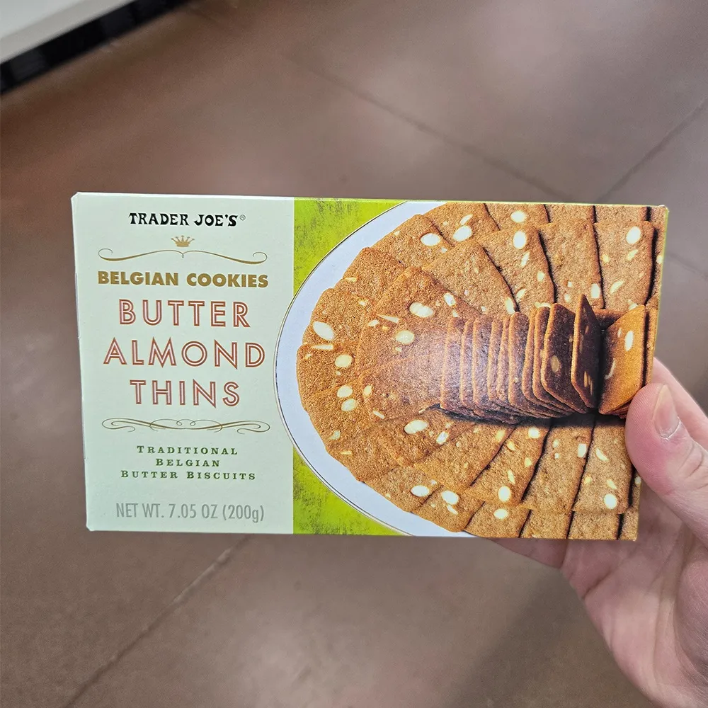 트레이더조 벨기에 쿠키 버터 아몬드 비스킷 200g