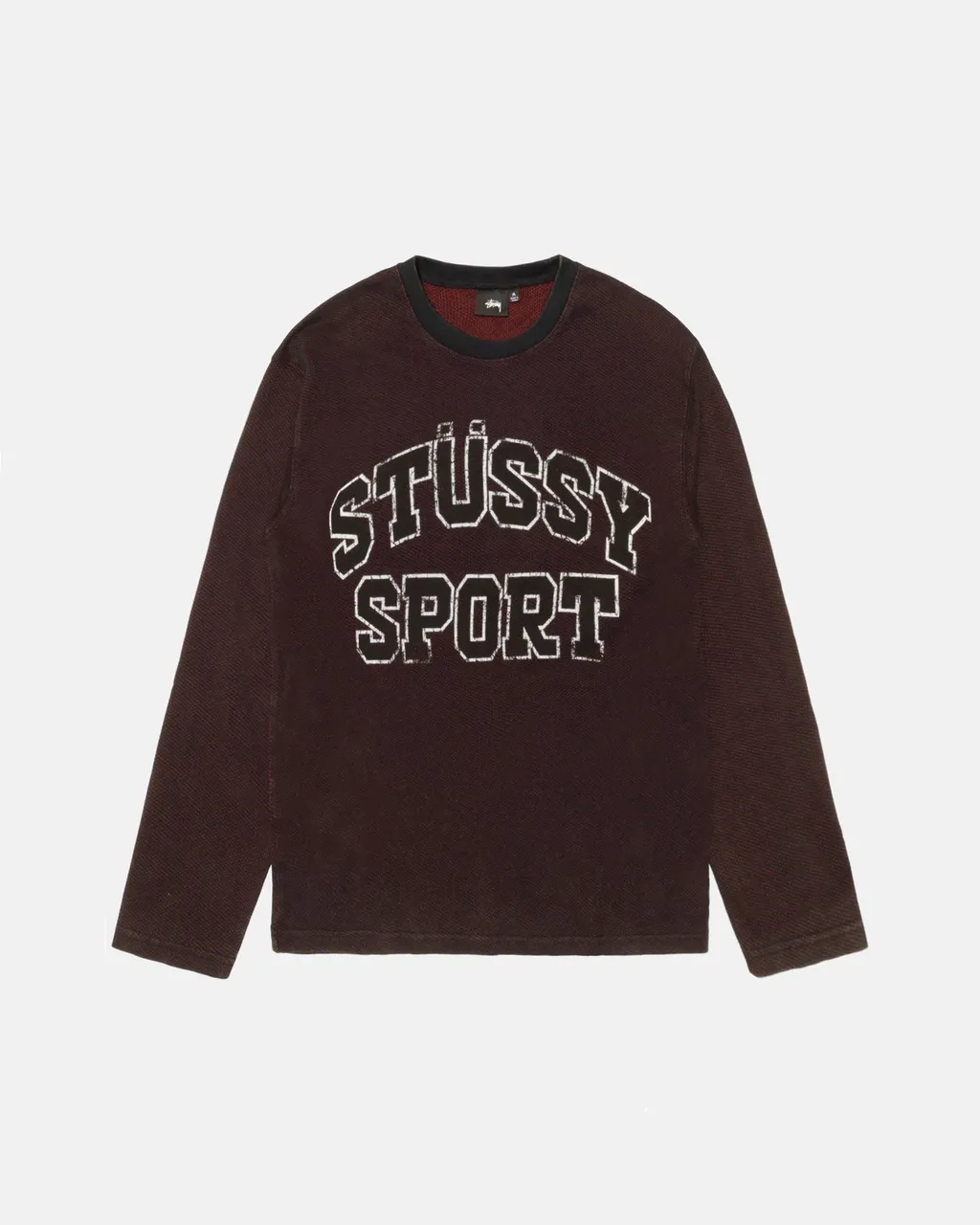 스투시 투톤 코튼 메시 크루 STUSSY 2 TONE COTTON MESH CREW