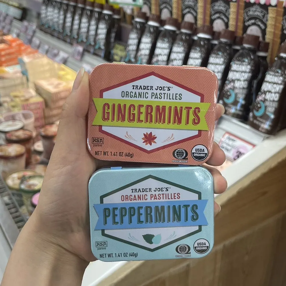 트레이더조 유기농 페퍼민트 캔디 40g | 크로켓