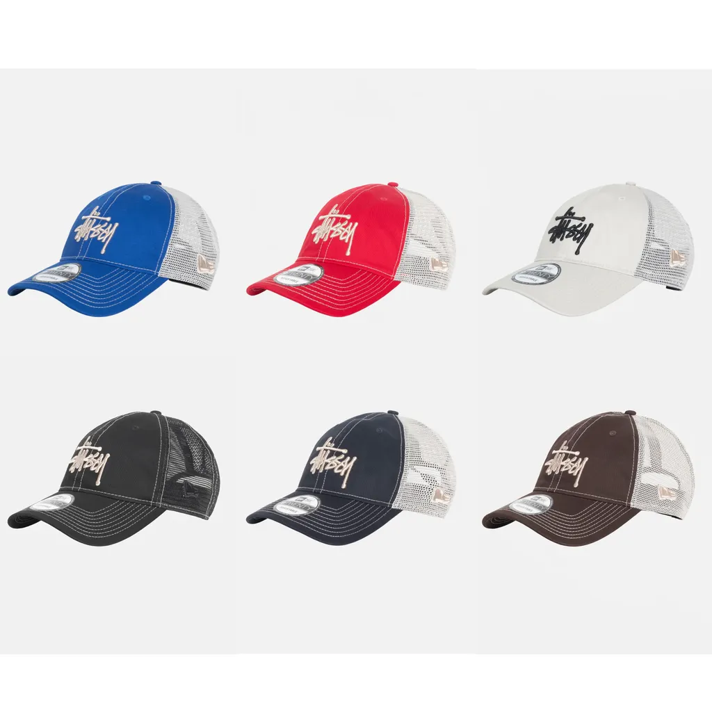 未使用 STUSSY × NEW ER A9TWENTY BASIC キャップ 美品】STUSSY × NEW ER A9TWENTY BASIC キャップ