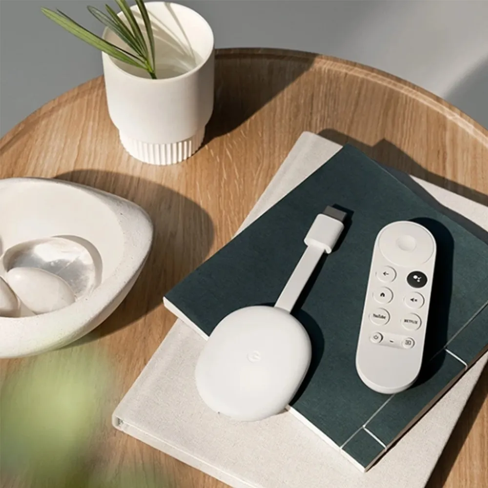 크롬캐스트 위드 구글 티비 HD 신형 리모컨 포함