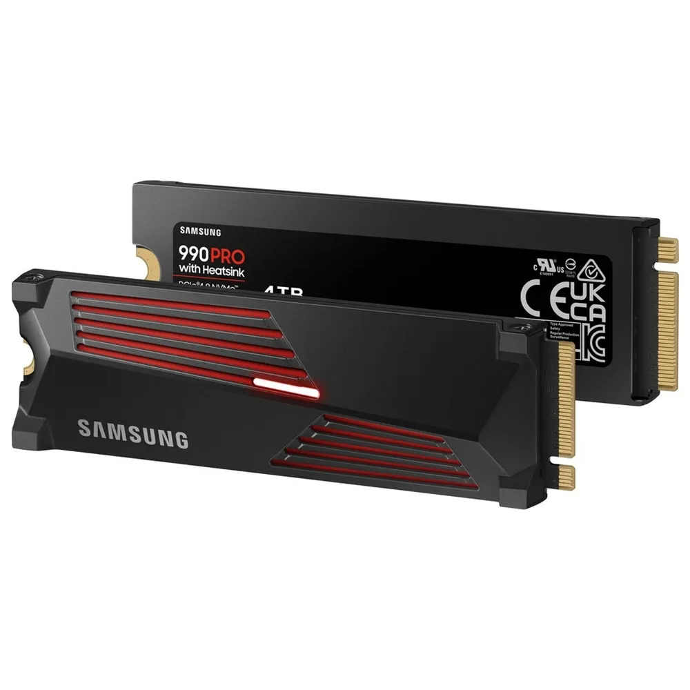 [해외] 삼성전자 990 PRO 4TB PCIe 4 M.2 2280 NVMe 내장 SSD 방열판포함