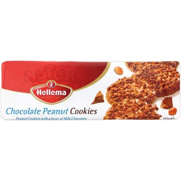 HELLEMA 헬레마 초콜릿 땅콩 쿠키 150g | 크로켓