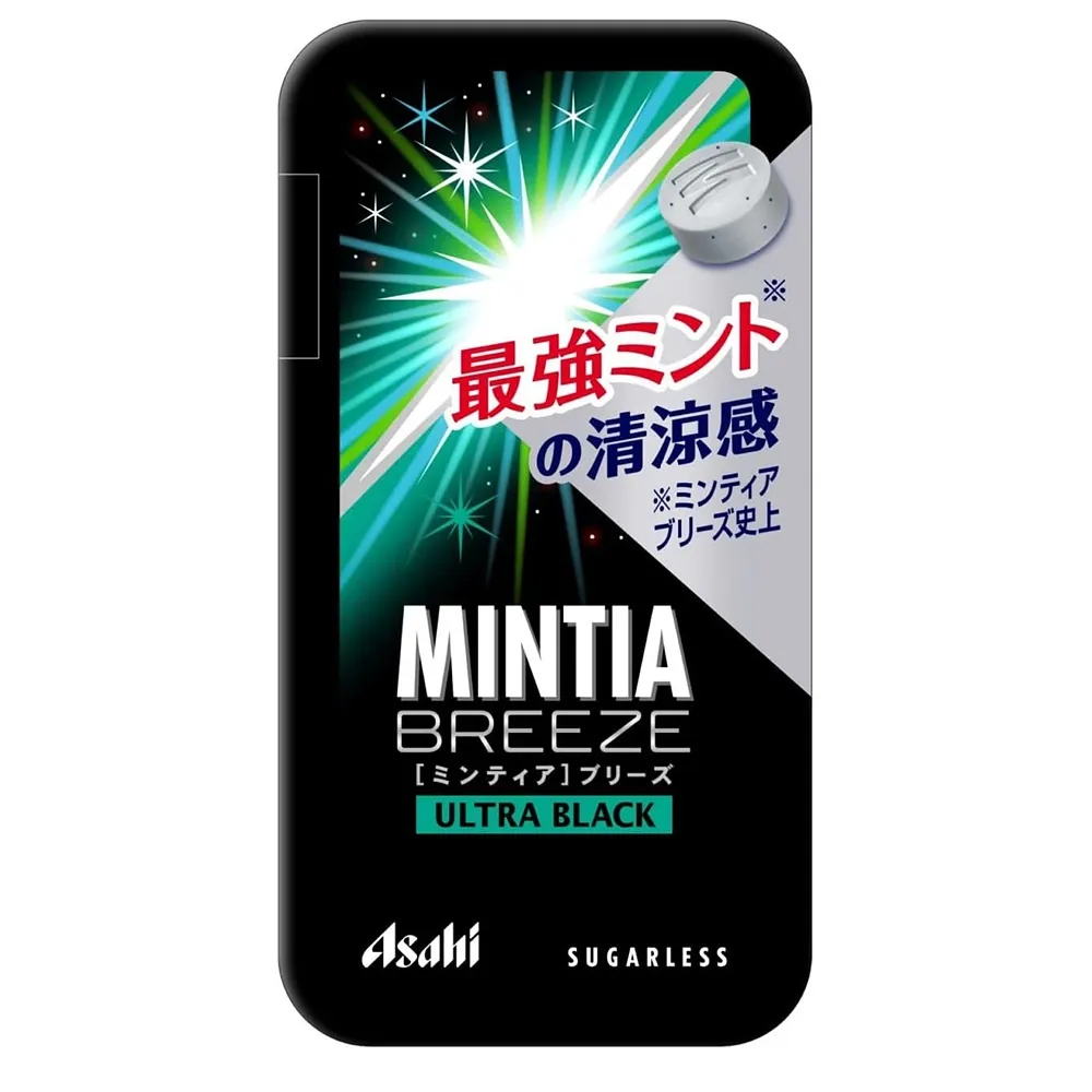 아사히 민티아 브리즈 8팩 울트라 블랙 Asahi Group Mintia Breeze Ultra Black, 30 Tablets x 8 Pack
