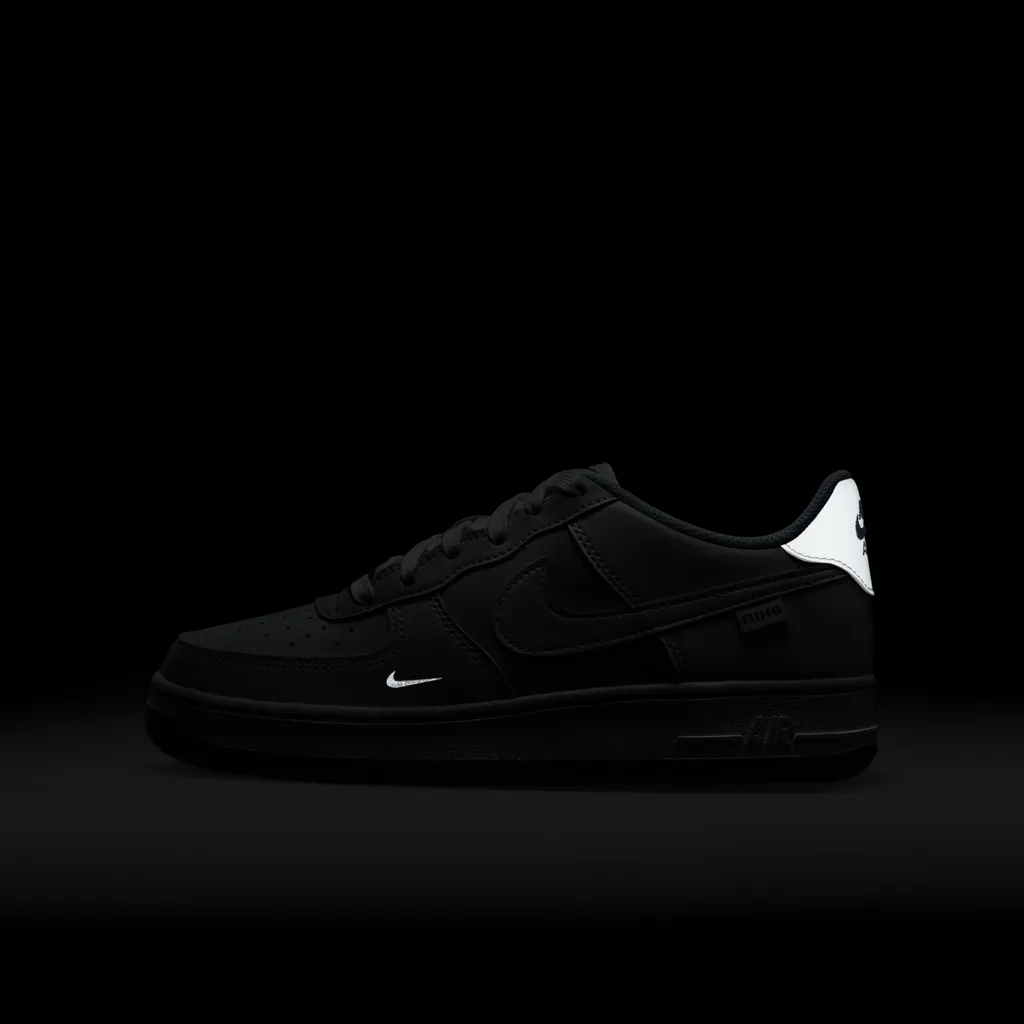 나이키 빅키즈 에어포스1 로우 화이트 블루 리플렉티브 FB1844-111 | 크로켓