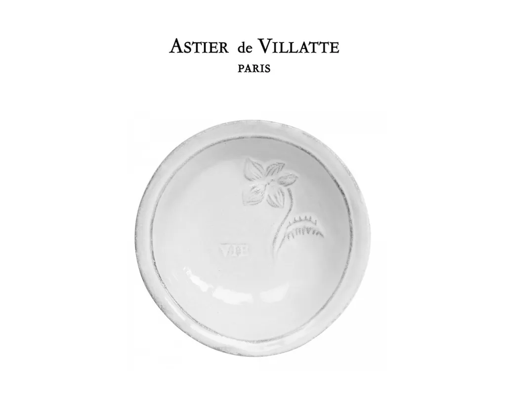[해외] 아스띠에드빌라트 (Astier de Villatte) Fleurs Saucer [관부가세포함]