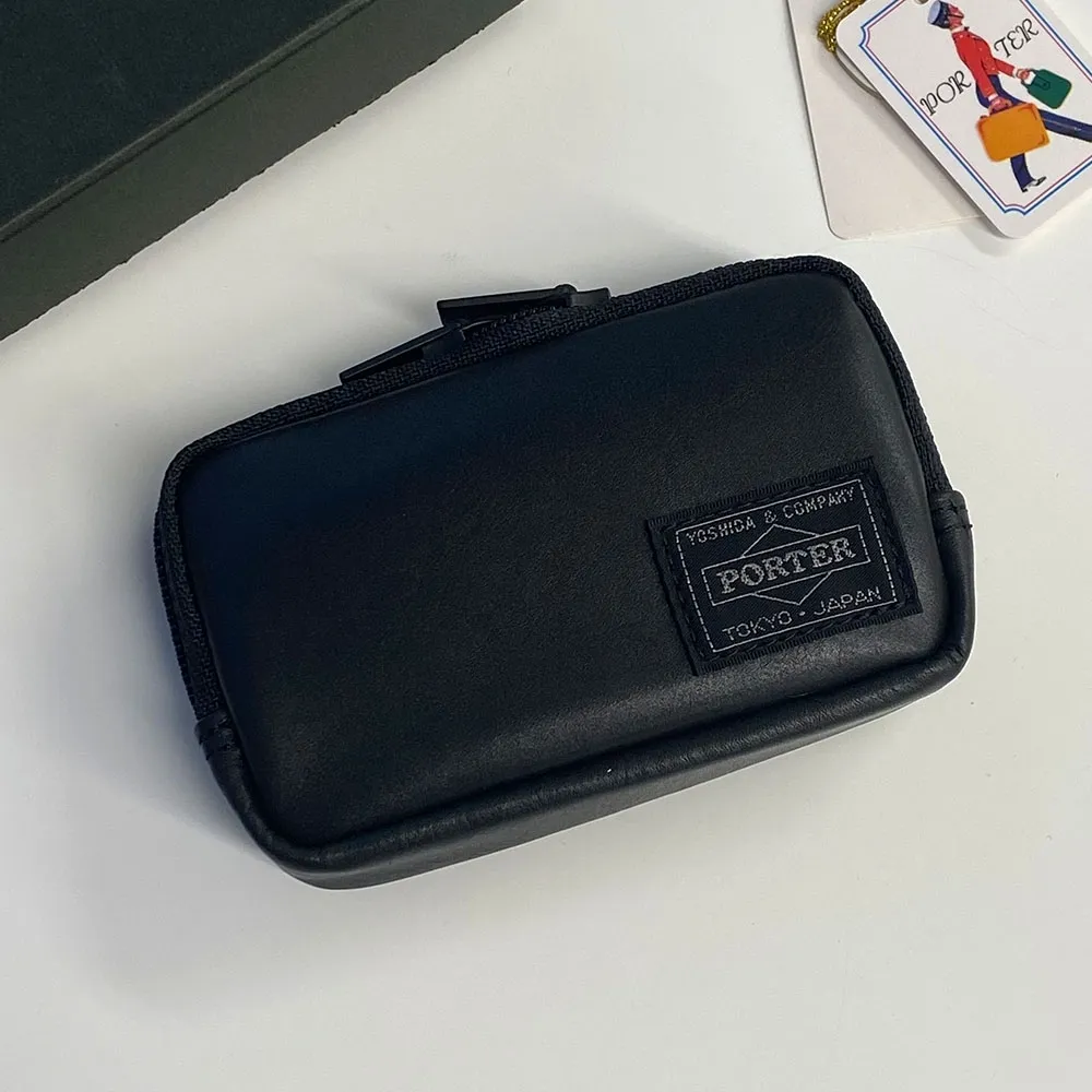 요시다 포터 알루프 레더 멀티 코인 카드 케이스 023-03763