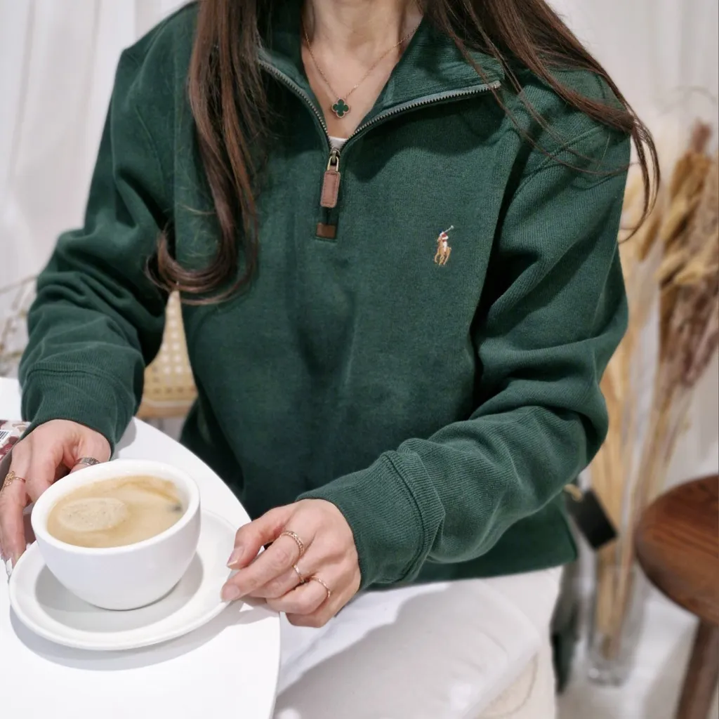 국내당일출고 폴로 랄프로렌 남녀공용 반집업 포니 자수 반집업 아노락 맨투맨