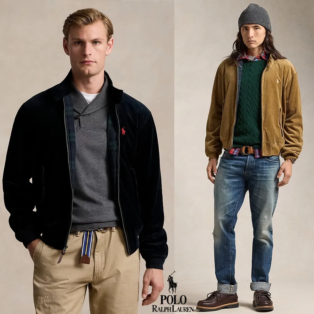 폴로 랄프로렌 남성 코듀로이 자켓 네이비 브라운 Corduroy Jacket
