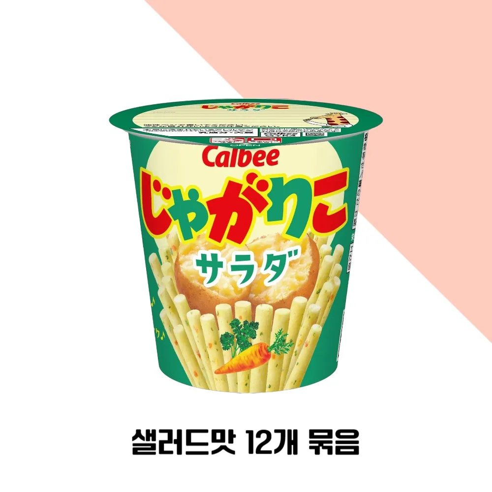 가루비 자가리코 샐러드맛 12개 묶음