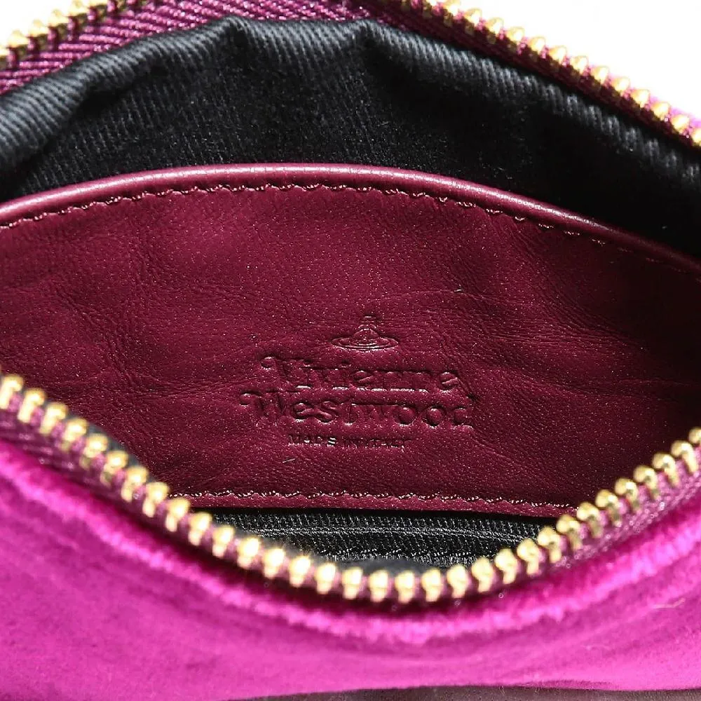 비비안웨스트우드 지갑 벨벳 ORB 자수 동전지갑 카드지갑 미니 파우치 코인 펄스 | 크로켓