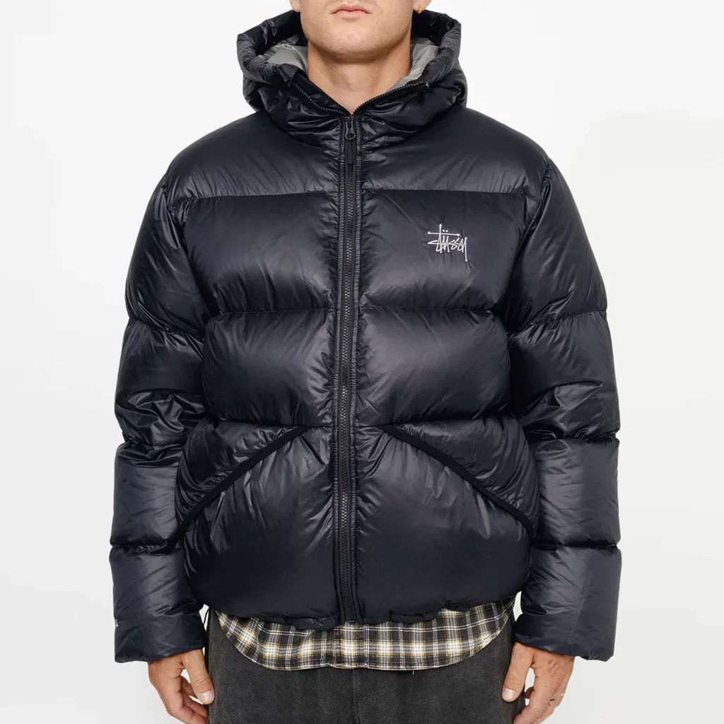 스투시 마이크로 립스탑 다운 파카 패딩 23FW 로얄블루 라임 5컬러 115685 | 크로켓