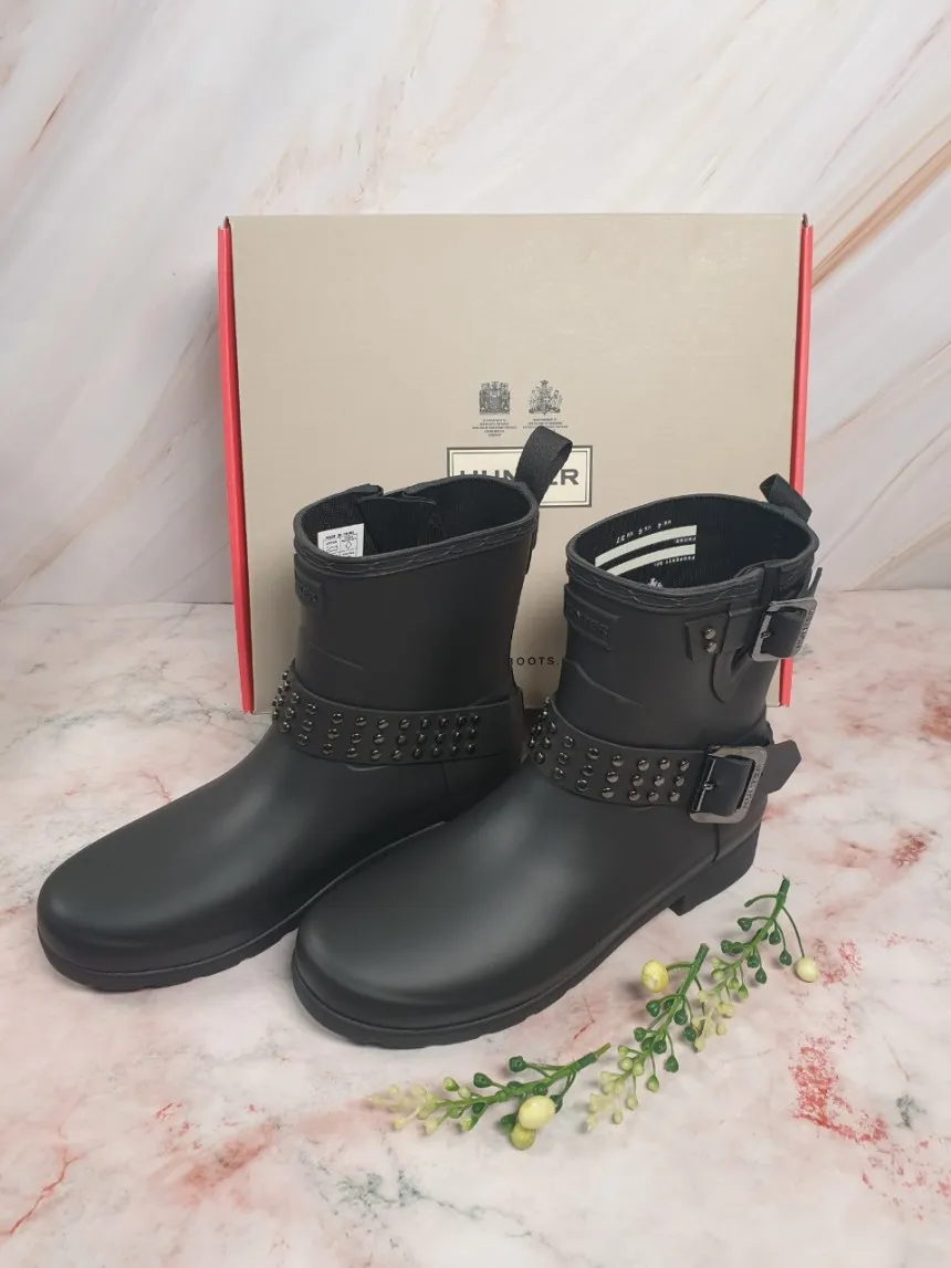 헌터 리파인드 스터드 바이커 여성 부츠 WFS2015MET