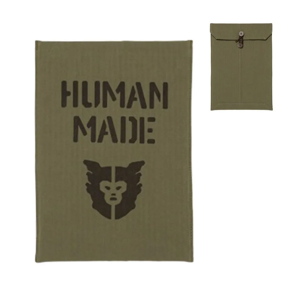 [해외] 휴먼메이드 14인치 봉투형 타블렛 슬리브 ENVELOPE PC 올리브드랍 HM28GD048