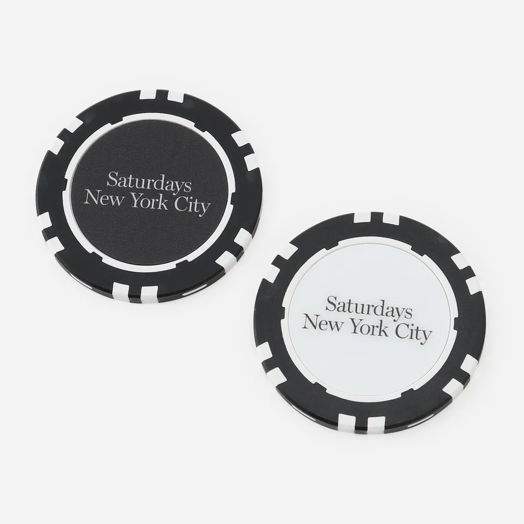 [해외] SATURDAYS NEW YORK CITY 카지노 칩 마커 골프티 멀티