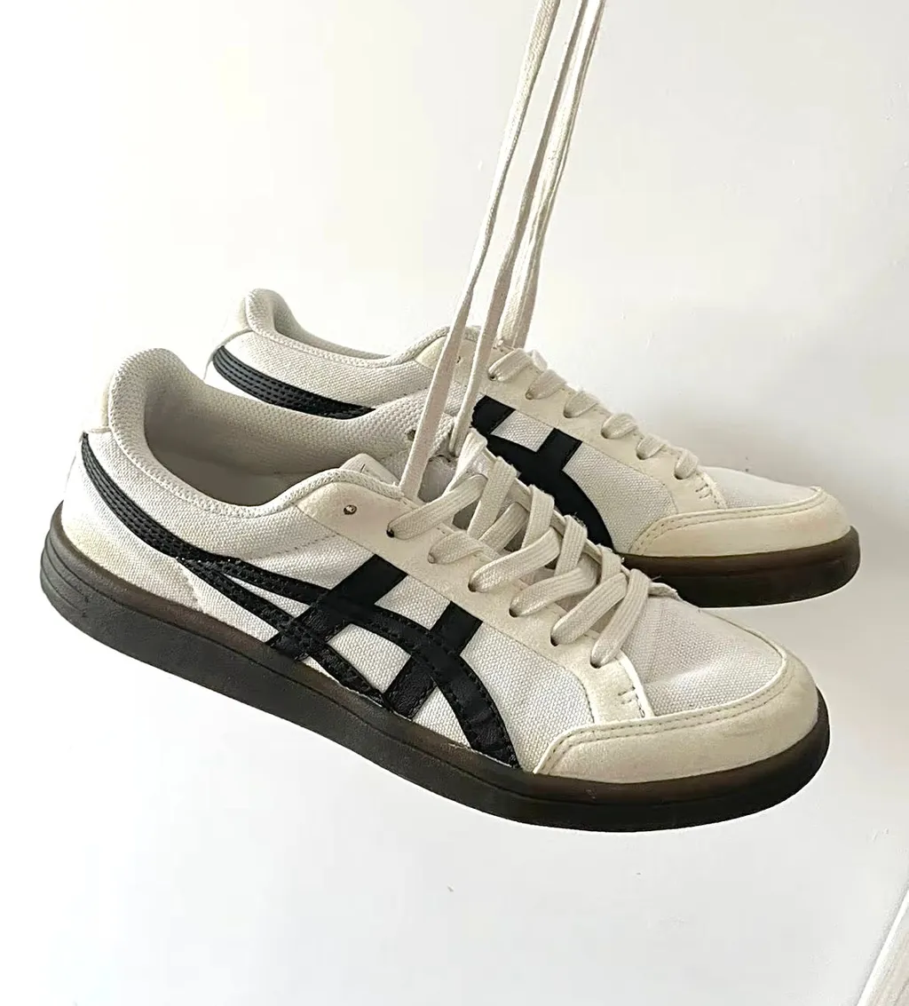 오니츠카타이거 어드벤티 크림 화이트 블랙 1183B799-101