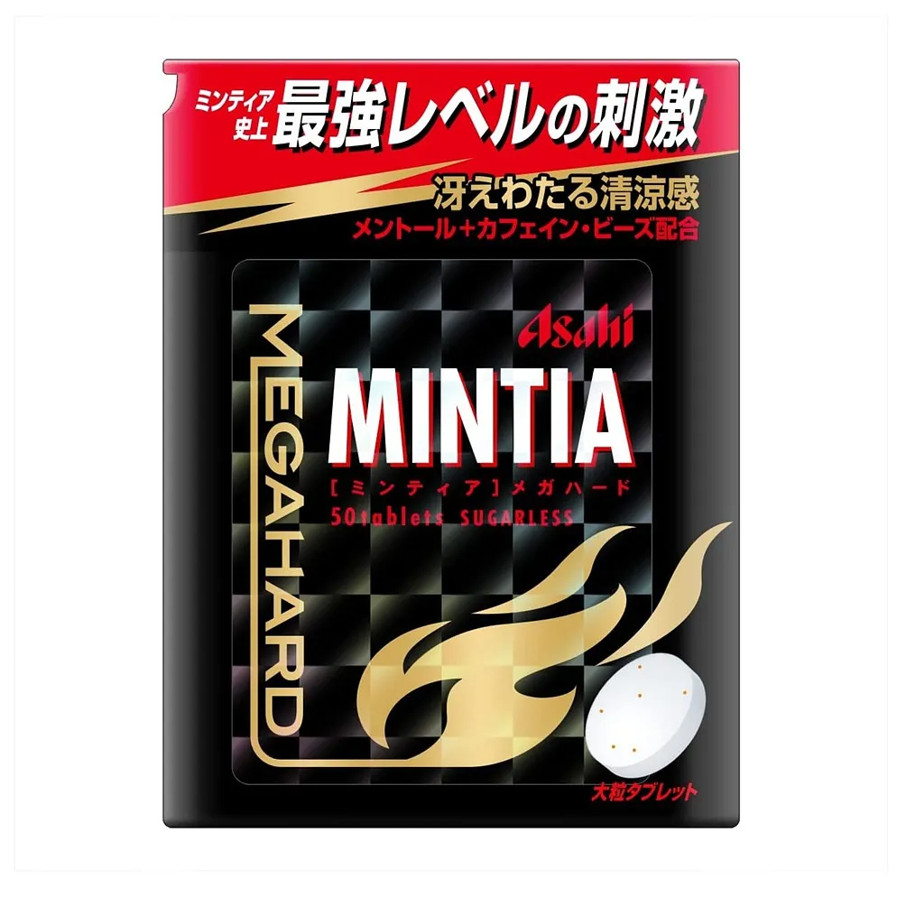아사히 민티아 50개입 4팩 메가 하드 Asahi Group Foods Mintia Mega Hard 50 tablets x 4