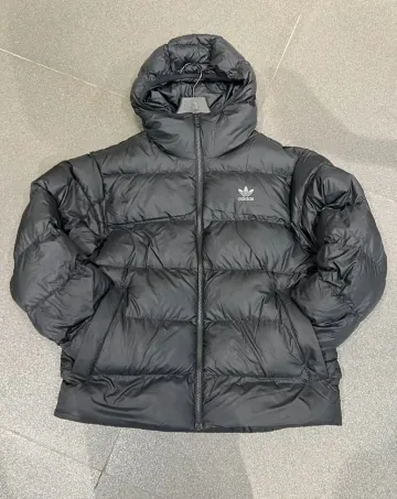 아디다스 24FW 헤리티지 트레포일 헤비다운 패딩 점퍼 블랙 IY3396