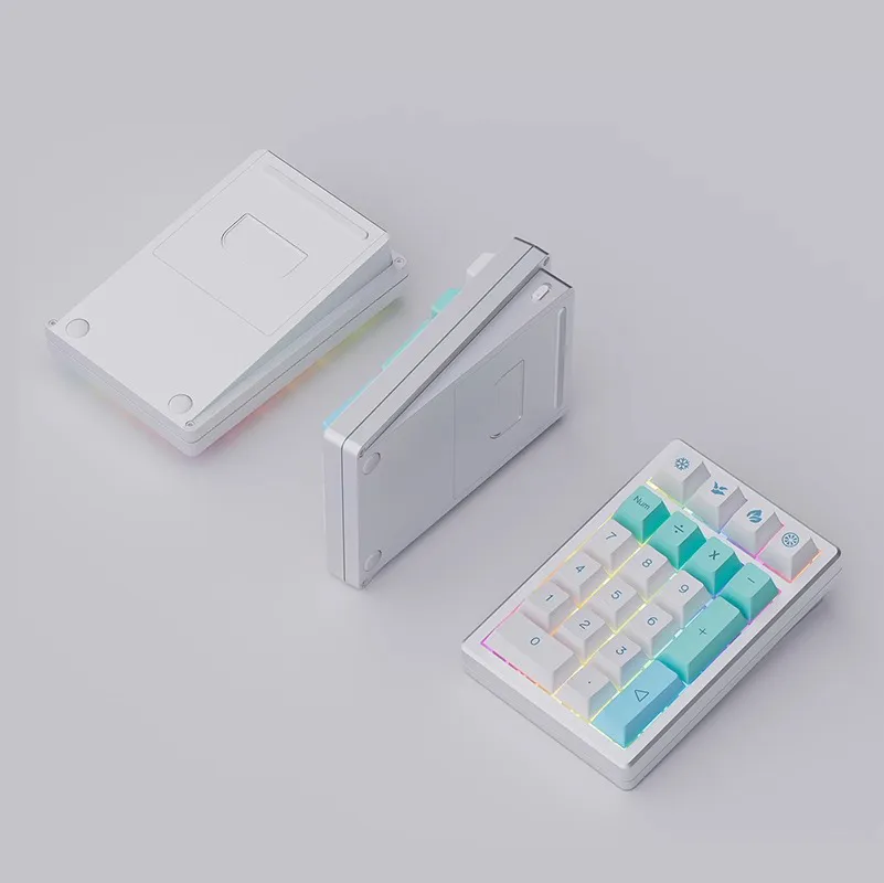 Keycool K21MAX 금속 미니 키보드 커스텀 CNC 3가지모드 PAD 넘패드 | 크로켓