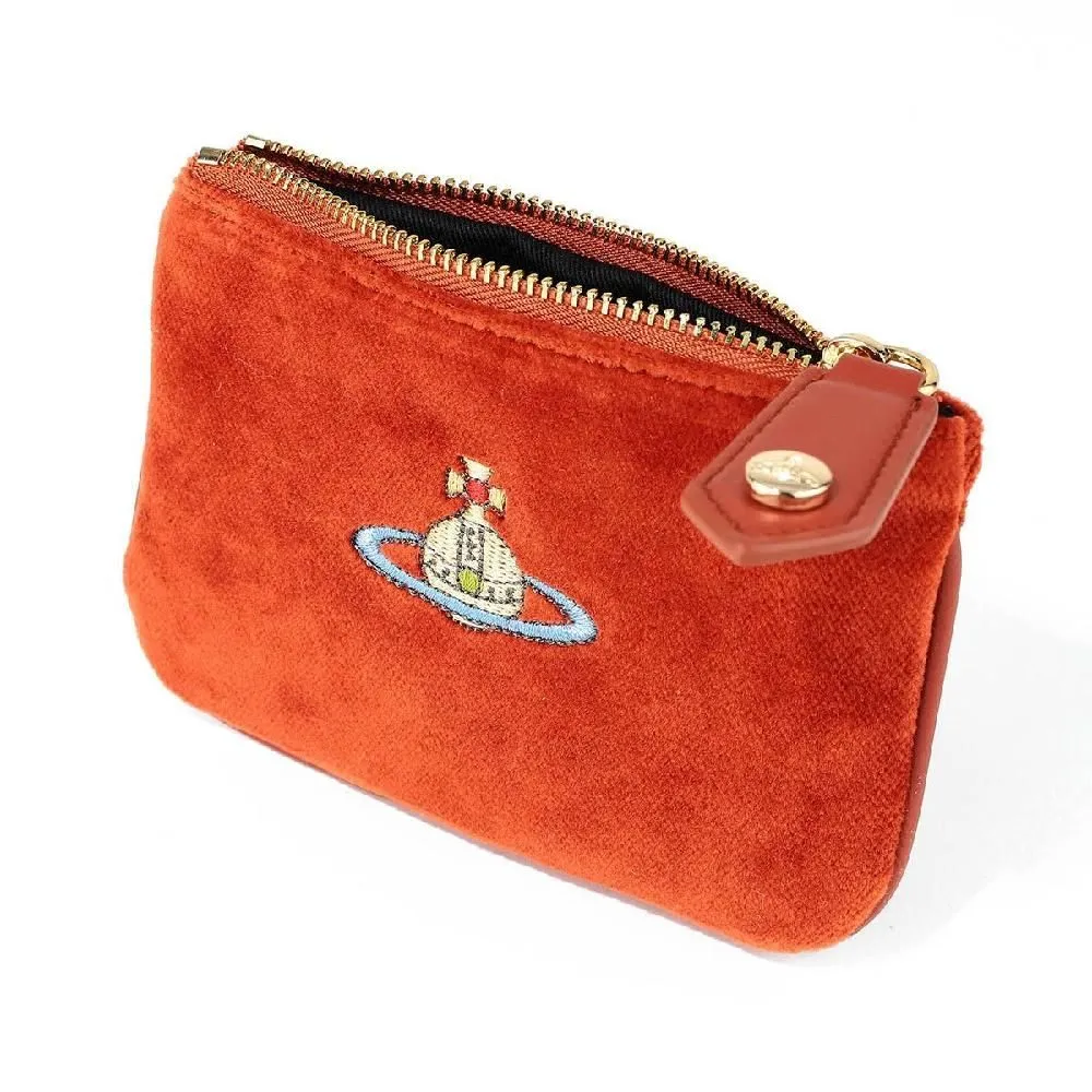 비비안웨스트우드 지갑 벨벳 ORB 자수 동전지갑 카드지갑 미니 파우치 코인 펄스 | 크로켓