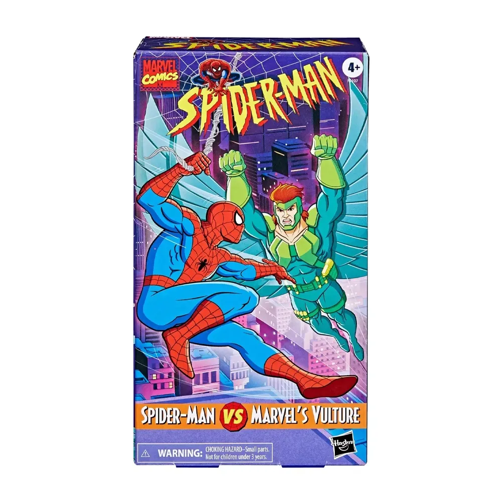 마블 레전드 스파이더맨 벌쳐 2팩 피규어 VHS 빈티지 박스