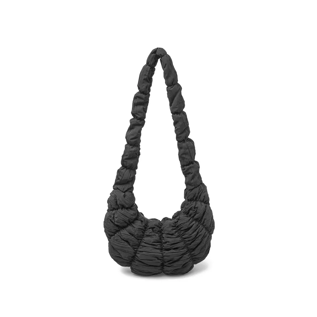 코스 리플 크로스바디백 블랙 (COS Ripple Crossbody Bag)