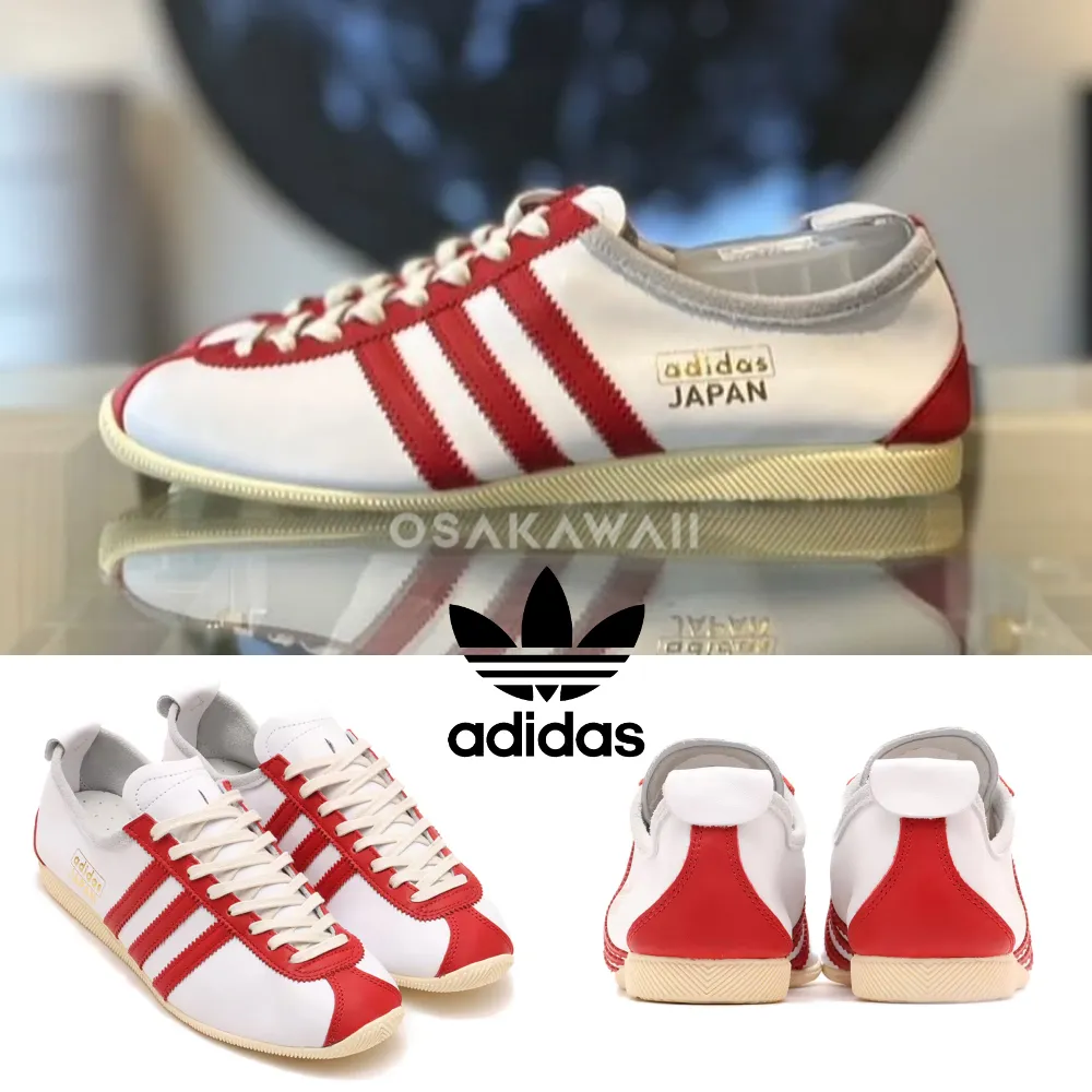 아디다스 재팬 스니커즈 클라우드 남녀공용 화이트 파워 레드 IH3659
