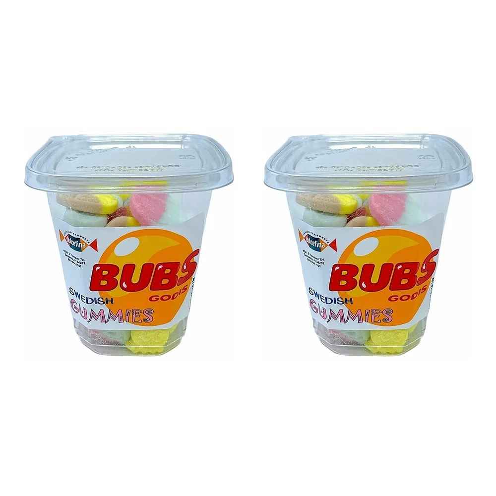 [해외] Bubs 스웨디시 캔디 믹스구미 453g 2팩 Bubs Swedish Candy sweet and Sour Mix Gummy (16oz pa
