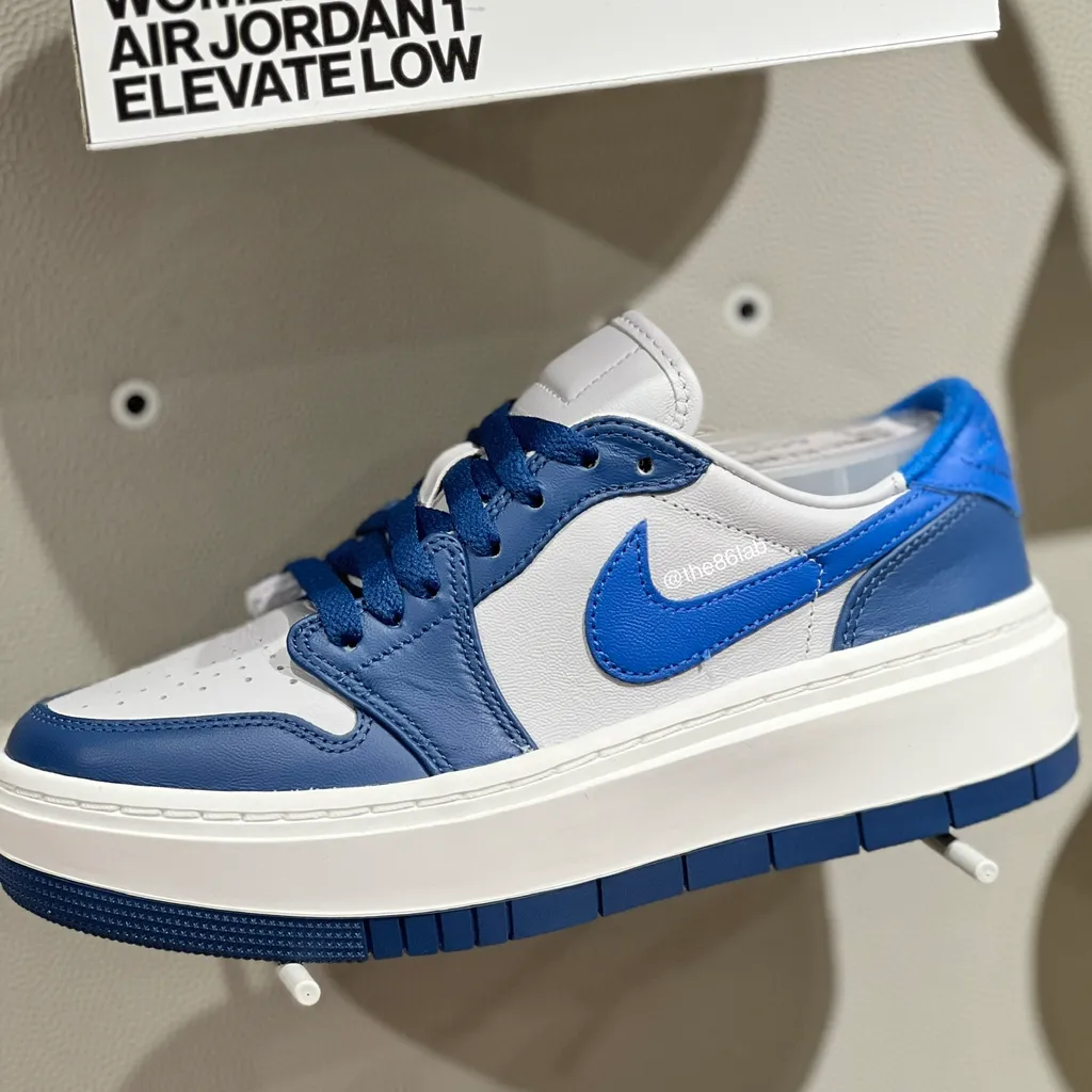 나이키 우먼스 에어조던 1 엘리베이트 로우 프렌치 블루 DH7004-400