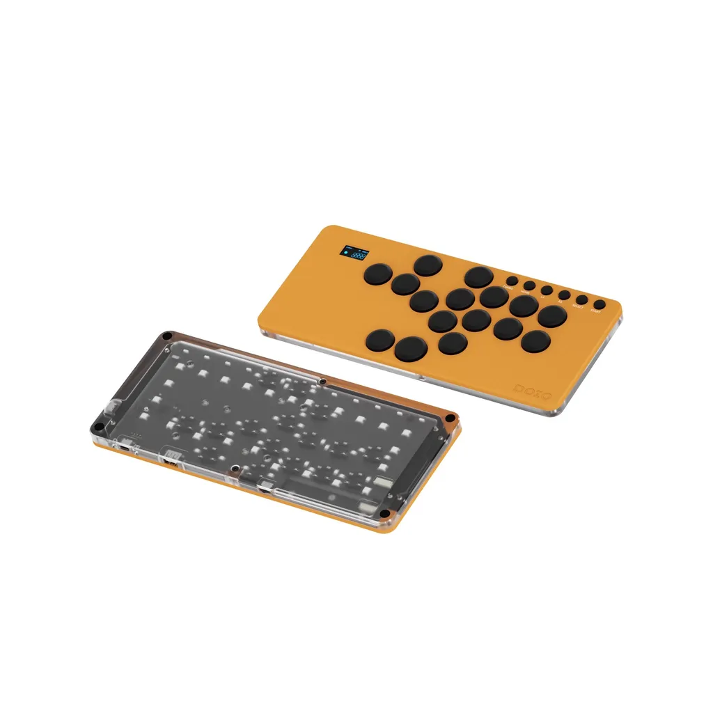 DOIO HITBOX 알루미늄 A4사이즈 미니 게임패드 키보드 KBGM-H06 | 크로켓