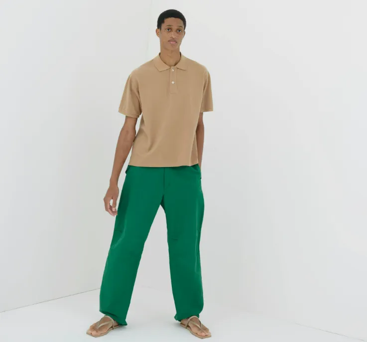 AURALEE SUPER FINE COTTON PIQUE BIG POLO AURALEE SUPER FINE Cotton