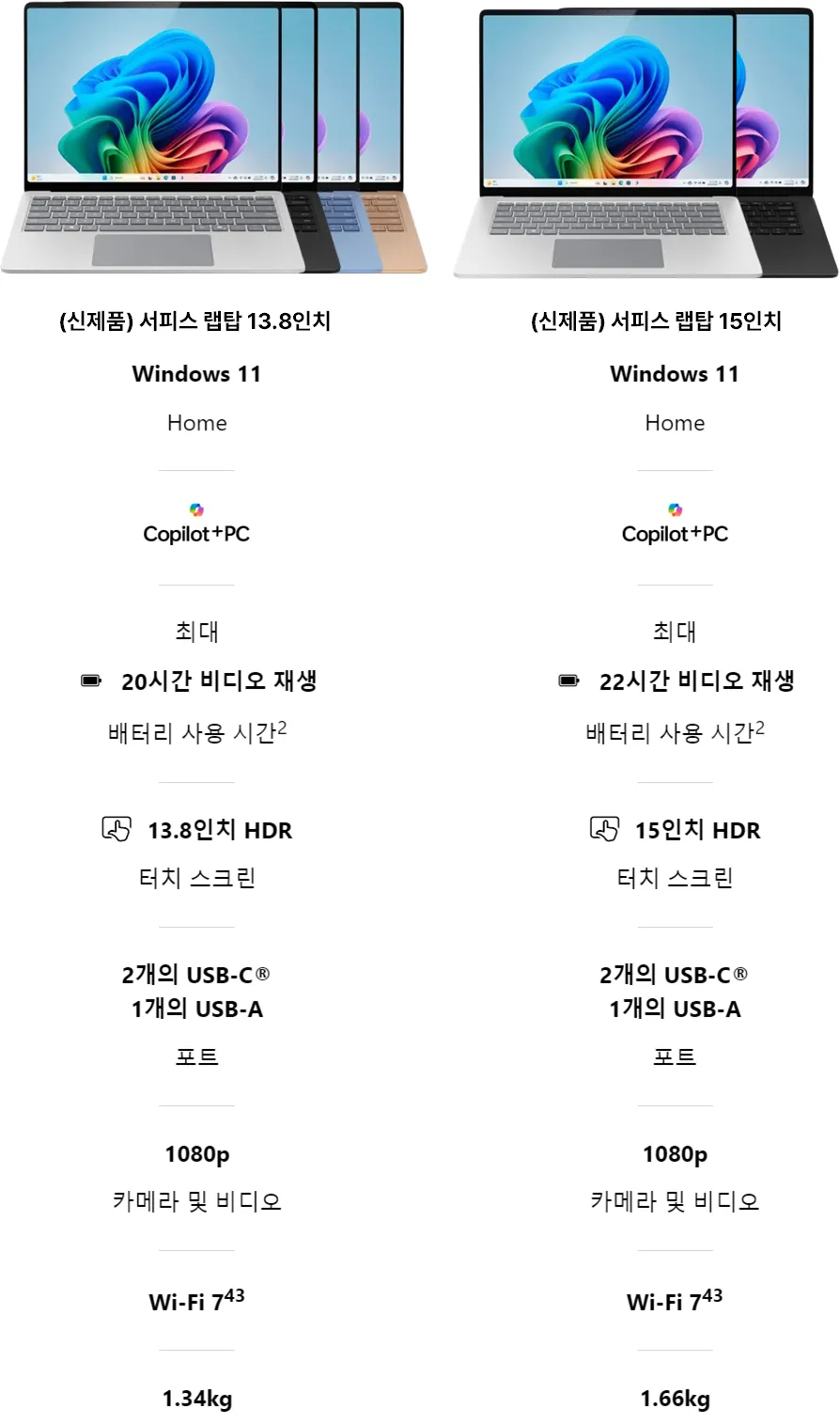 [🔥2024 NEW 신상품] 마이크로소프트 서피스 랩탑 13.8인치 Copilot+ PC (스냅드래곤xPlus/16GB/512GB)