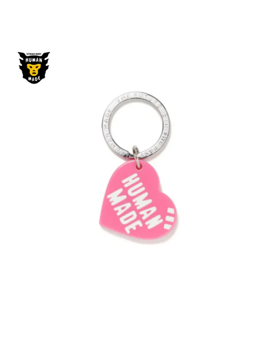 小物 HUMAN MADE KEIKO SOOTOME HEART KEYRING 휴먼 메이드 케이코 소오토메 하트 키링 네이비 | Human Made