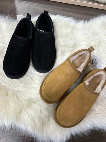 주우재 남성 어그슬립온 포터 에버어그  양털로퍼