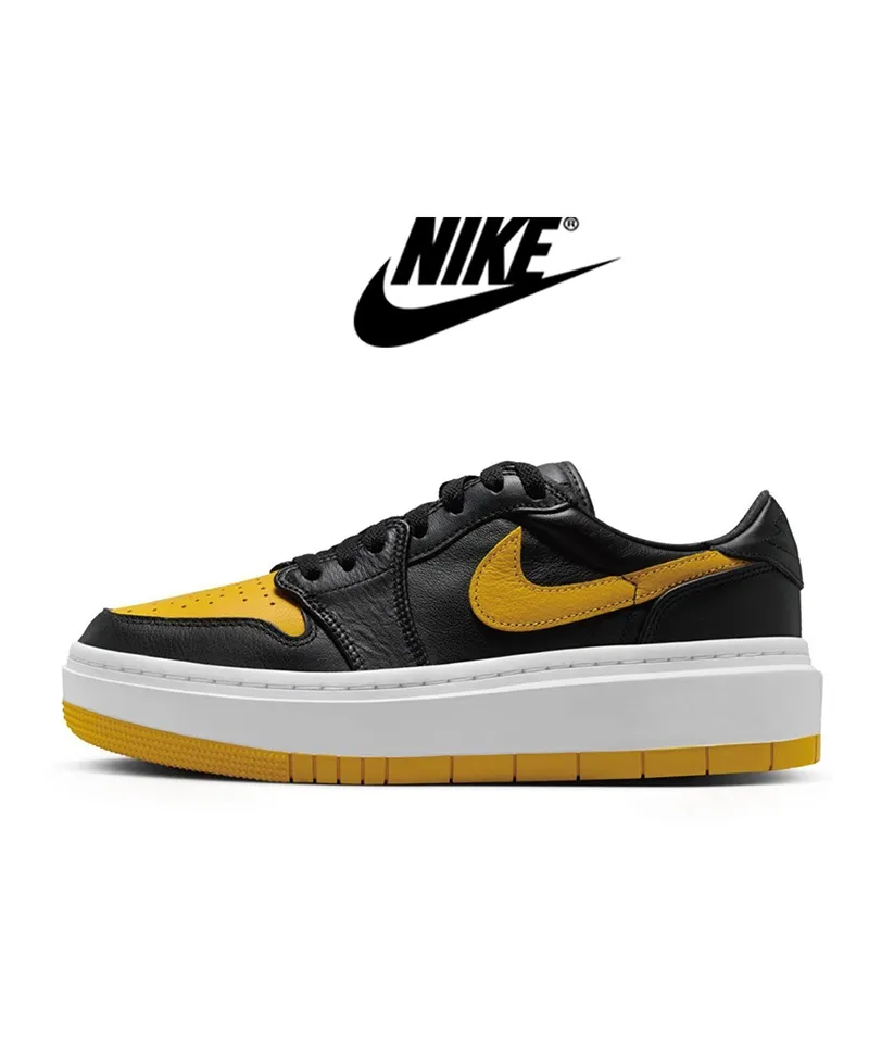 나이키 에어조던1 엘리베이트 로우 블랙 옐로우 화이트 운동화 DH7004-007