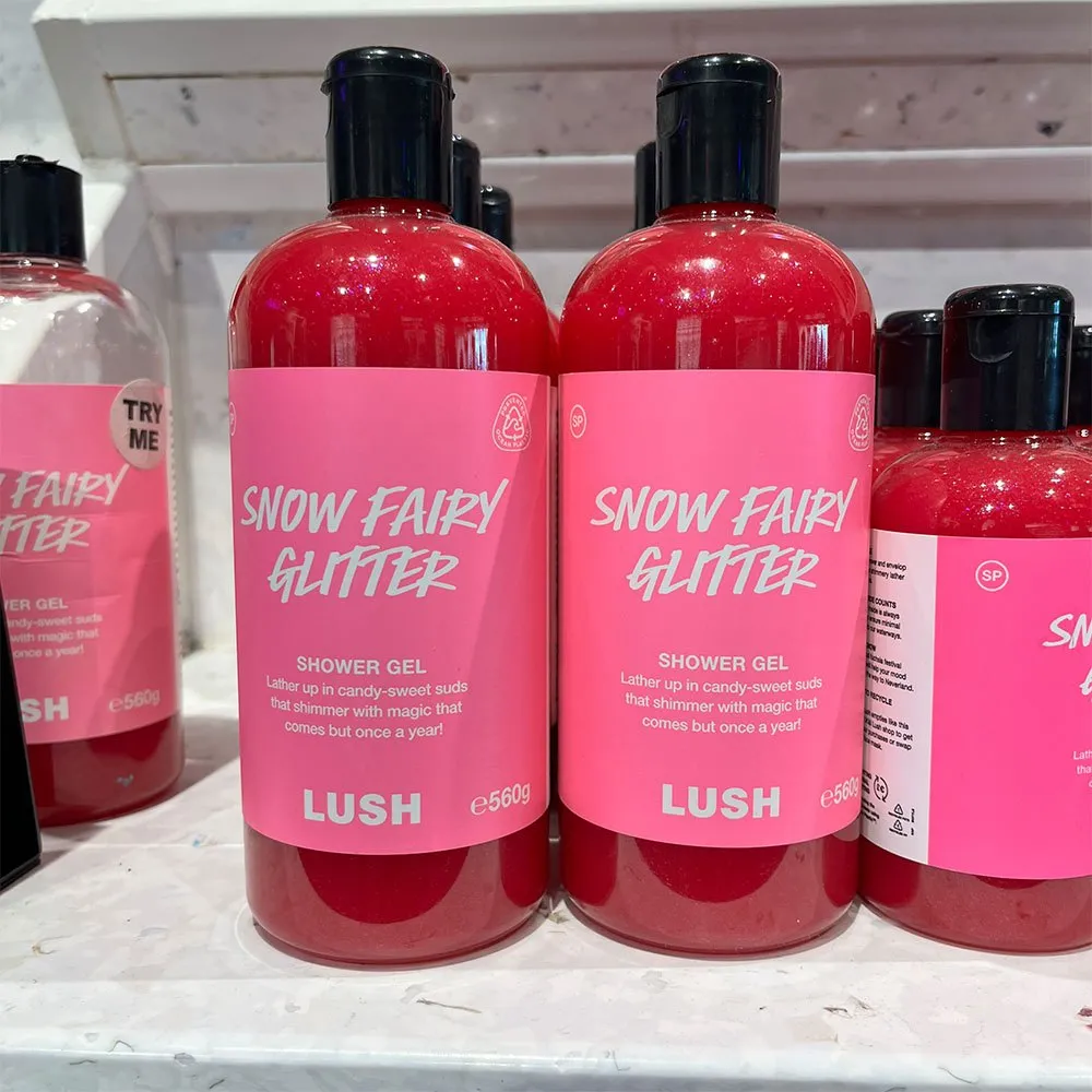 ラッシュスノーフェアリーグリッターシャワージェル 560g