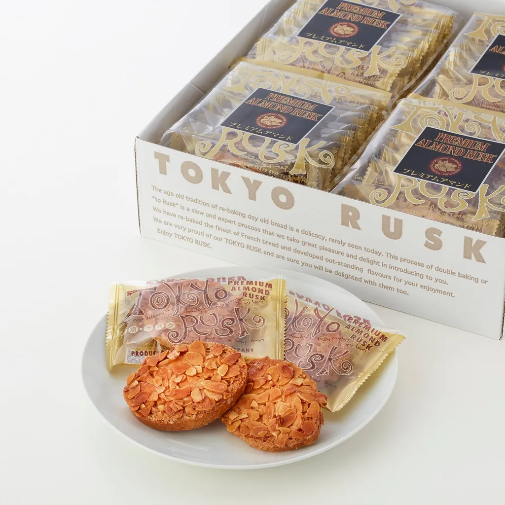 TOKYO RUSK 도쿄러스크 프리미엄 아몬드 러스크 32매입 | 크로켓